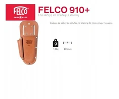 Dėklas Felco 910+ iš natūralios odos sekatoriams ir galąstuvui