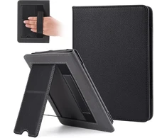 Dėklas Kindle Paperwhite 11 kartos 2021 m., magnetinis 6.8 colio išmanusis dėklas, apsauginis dėklas su stovu ir kortelių lizdu, su riešo dirželiu ir automatinio miego/pabudimo funkcija, 2024 (juodas)