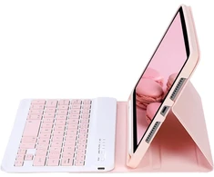 Dėklas su klaviatūra Ipad Mini 1-5 7.9", rožinis