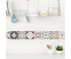 Dekoratyvinė lipni juosta Borgatella 195655 Borders Raudona 15 cm x 3 m