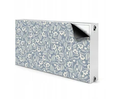 Dekoratyvinė magnetinė danga radiatoriui 110x60 cm Mėlynas ornamentas