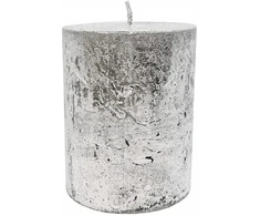 Dekoratyvinė žvakė Rustic sidabrinė Artman 9cm žvakutė