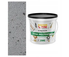 Dekoratyvinis mozaikinis tinkas su sidabrine ir juoda žėrute M51 25 kg