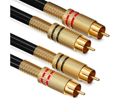 Deleycon 10 m Rca Audio Kabelis - 2x Rca Kištukas į 2x Kištuką