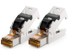 Deleycon 2x Rj45 Jungtis 10 Gbit/s Be Įrankių Lsa Tinklo Kabeliams