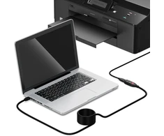 Deleycon 5m Usb 3.0 ilginamasis kabelis su aktyviu signalo stiprintuvu 5 Gbit/s Usb A į Usb A prievadą - juodas