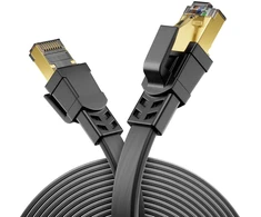 Deleycon Cat 8.1 plokščias Lan kabelis 1.5m, 40 Gbit/s, 2000 Mhz, Rj45