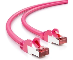 Deleycon Cat6 S-ftp/pimf tinklo kabelis, 25m, dviguba apsauga, violetinis