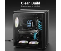 Deleycon maitinimo kabelio ilgintuvų rinkinys 6 dalys 30 cm vaizdo plokštės Pc kompiuterio pagrindinė plokštė Atx 24 kontaktų Eps 4+4 kontaktų Pci Express 6+2 kontaktų ir 6 kontaktų maitinimo kabelis nuo vyriško iki moteriško juodas mėlynas