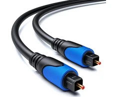 Deleycon Mk38 Skaitmeninis optinis audio kabelis Spdif 2x Toslink kištukas Skaitmeninis šviesolaidinis kabelis 2m Juodas