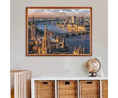 Dėlionė suaugusiems 1000 detalių London City 70 x 50 cm, dėlionės suaugusiems, lavinamasis žaidimas, iššūkis, žaislas, 1000 detalių, dėlionės suaugusiems vaikams
