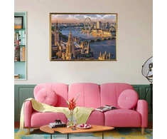 Dėlionė suaugusiems 1000 detalių London City 70 x 50 cm, dėlionės suaugusiems, lavinamasis žaidimas, iššūkis, žaislas, 1000 detalių, dėlionės suaugusiems vaikams