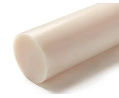 Delrin plastiko strypas natūralios baltos spalvos 30 mm skersmens x 300 mm ilgio, A klasės