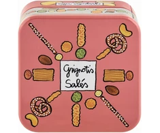 Derrière la Porte užkandžių dėžutė (stackable) Salt Nibble Box, rožinė, 16 cm x 16 cm x 9.5 cm