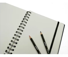 Derwent Sketch and Store A3 kraštovaizdžio kietu viršeliu eskizų knyga su kišene ir elastine juostele, su spirale, 56 lapai 165 gsm rūgšties neturinčio popieriaus