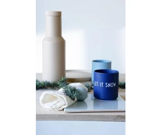 Design Letters Favourite Puodelis Let It Snow Kalėdiniai Puodeliai, idealūs Kalėdinėms Dekoracijoms, Kalėdinės Dovanos Moterims ir Vyrams, Stalo Dekoravimas Kalėdoms, Porcelianinis Kalėdinis Puodelis, Kavos Puodeliai, 250 ml