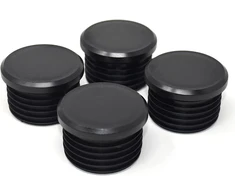 Design61 4 x dangteliai, skersmuo 33,7 mm, lameliniai kištukai su plokščia galvute apvaliems 1 colio vamzdžiams