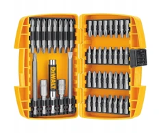 Dewalt antgalių rinkinys suktuvui, 45 dalys, tvirtame dėkle