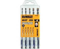 Dewalt daugiafunkciniai grąžtai, 5 vnt. rinkinys Dt60099-qz