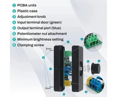 Dewin Led Šviesos Reguliatorius, 3-100w, Juodas