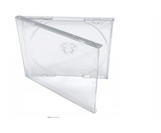 Vinilinė plokštelė Dėžutės Cd diskams, Jewel Case Clear, 1 Cd, 10 vnt.