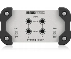 Di 20p Pasyvus stereo Di-box su Midas transformatoriumi Klark Teknik