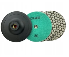 Diames poliravimo diskas sausam gresui 125 3 vnt. #50 laikiklis M14