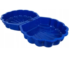 Didelė smėlio dėžė baseinas shell 2in1 uždarytas 2 dalių rinkinys 155x86cm