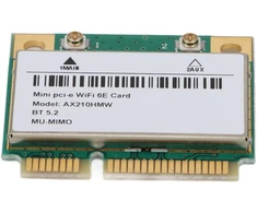 Atminties kortelė Didelės spartos Wifi 6ghz belaidė kortelė Triband Atnaujinimas Suderinama su Wifi 6 maršrutizatoriais Bt 5.2 Mu Mimo Ax210hmw Pcie skirta Win10 Win11 ir Os