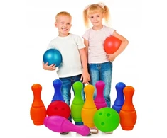 Didelis 32cm Maxi boulingas 10 vnt + 2 dideli kamuoliai 579