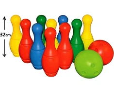Didelis 32cm Maxi boulingas 10 vnt + 2 dideli kamuoliai 579