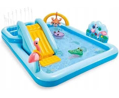 Didelis pripučiamas baseinas vaikams 500l 257x216x84 - sodui, erdvus