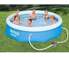 Didelis šeimyninis sodo baseino rinkinys 9in1 SU SIURBLIU 305x76cm