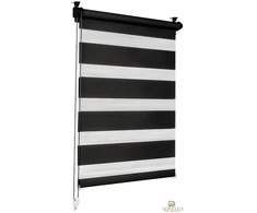 Diena/naktis roletai - spalva: juoda, išmatavimai 75cm x 210cm