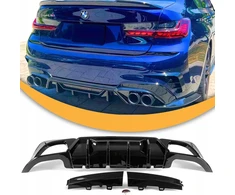 Difuzorius Bmw G20 G21 Juodas Blizgus + Buferio Apdailos Paketas M340i