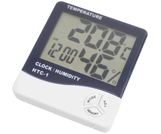 Digiflex Skaitmeninis Lcd temperatūros ir drėgmės matuoklis-žadintuvas