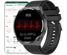 Digikuber išmanusis laikrodis Ekg vyrams Ip68 vandeniui atsparus moteriškas išmanusis laikrodis su širdies ritmo Spo2 Ppg pedometru kraujospūdžio miego monitoriumi, skirtas Android/ios