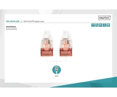 Digitus Cat 6 S-ftp tinklo kabelis 10 m, pilkas