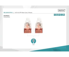 Digitus Cat 6 S-ftp tinklo kabelis, 7m, pilkas