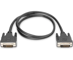 Digitus Dvi jungties kabelis, Dvi (24+1), M/m, 2.0m, Dvi-d Dual Link - juodas