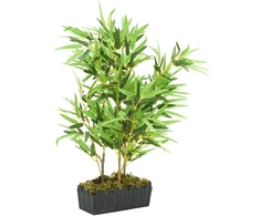 Dirbtinis bambukas, žalios spalvos, 80cm, 500 lapai