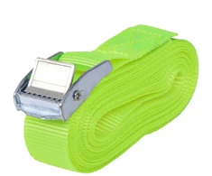 Dirželiai 10 vnt, 0,25 tonų, 5mx25mm, fluorescenciniai žali
