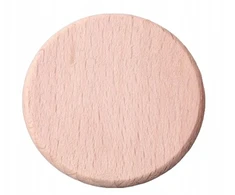 Diskas, medinis buko ratas, raktų pakabukas 25mm Diy rankdarbiams, 3vnt