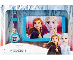 Disney - Ledo šalis 2 Wd20751 vaikiškas unisex skaitmeninis automatinis laikrodis su plastikiniu dirželiu, spalvingas