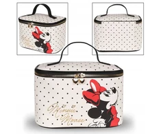Disney Pelių Mikės smėlio spalvos kosmetinė, lagaminėlis, kelioninė, su užtrauktuku 24x15x15