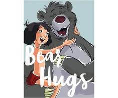 Disney sieninis paveikslas Komar Meškiuko apkabinimas Wb013 40 x 50 cm (p x A) be rėmo