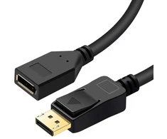 Displayport 1.2 ilginamasis kabelis 2k/144hz 4k/60hz, bolaazul displayport jungtis iš vyriškos į moterišką dp ilginamąjį kabelį su skląsčiais 3m/10ft, palaiko oculus rifts valve not
