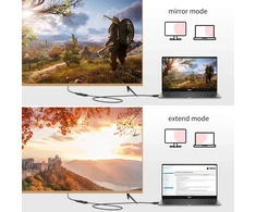 Displayport 1.2 ilginamasis kabelis 2k/144hz 4k/60hz, bolaazul displayport jungtis iš vyriškos į moterišką dp ilginamąjį kabelį su skląsčiais 3m/10ft, palaiko oculus rifts valve not
