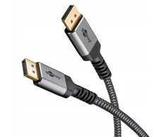 Displayport 1.4 8k kabelis Goobay Plus 1m Didelis pralaidumas be trukdžių