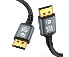 Displayport 2.1 kabelis 10m, 16k@60hz, 8k@120hz, 40gbps